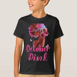 In oktober Draag we roze bal T-shirt