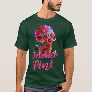 In oktober Draag we roze bal T-shirt
