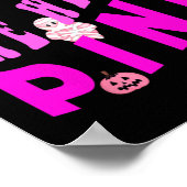 In oktober Draag we roze bewustzijn van borstkanke Poster (Hoek)