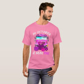 In oktober Draag we roze borstkanker A T-shirt (Voorkant volledig)