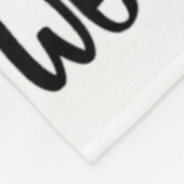 In oktober Draag we roze borstkanker Fleece Deken (Hoek)