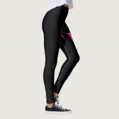 In oktober Draag we roze borstkanker Leggings (Rechts)