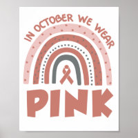 In oktober Draag we roze borstkanker
