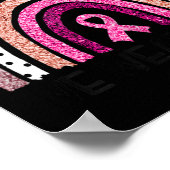 In oktober Draag we roze borstkanker Poster (Hoek)