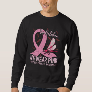 In oktober Draag we roze borstkanker Trui