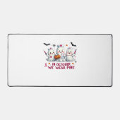 in oktober draag we roze borstkankerbewustzijn Cl Bureaumat (Voorkant)