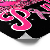 In oktober Draag we roze borstkankerbewustzijn Poster (Hoek)