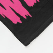 In oktober Draag we roze borstkankergriep Fleece Deken (Hoek)