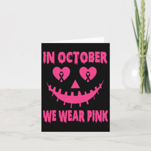 In oktober Draag we roze borstkankergriep Kaart