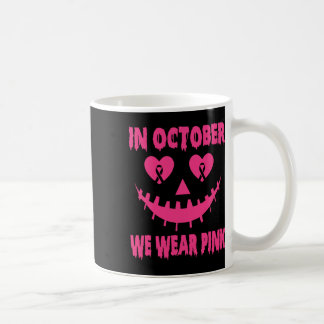In oktober Draag we roze borstkankergriep Koffiemok