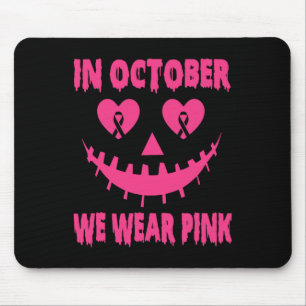 In oktober Draag we roze borstkankergriep Muismat
