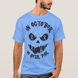 In oktober Draag we roze borstkankerjaster T-shirt