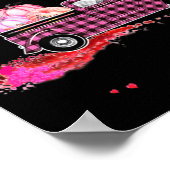 In oktober Draag we roze borstkankerwaarschuwing Poster (Hoek)