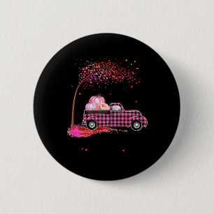 In oktober Draag we roze borstkankerwaarschuwing Ronde Button 5,7 Cm