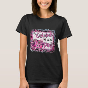 In oktober Draag we roze Cu T-shirt