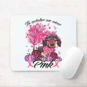 In oktober Draag we roze da Muismat (Met muis)