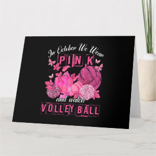 In oktober Draag we roze en bekijken we volleybalb Kaart