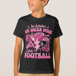 In oktober Draag we roze en kijken we naar het Foo T-shirt