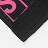 In oktober Draag we roze en kijken we naar het sof Fleece Deken (Hoek)