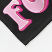 In oktober Draag we roze en kijken we naar Voetbal Fleece Deken (Hoek)