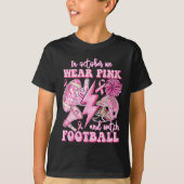 In oktober Draag we roze en kijken we naar Voetbal T-shirt (Voorkant)