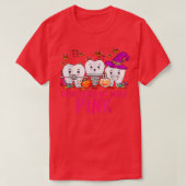 In oktober Draag we roze gebundelde borstkanker T-shirt (Design voorkant)