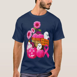 In oktober Draag we roze geesten en pompoenen voor T-shirt