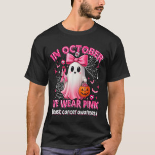 In oktober Draag we roze gistkanker A T-shirt