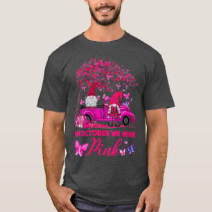 In oktober Draag we roze Gn T-shirt