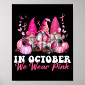 In oktober Draag we roze groene waren Poster (Voorkant)