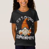 In oktober Draag we roze groene waren T-shirt (Voorkant)