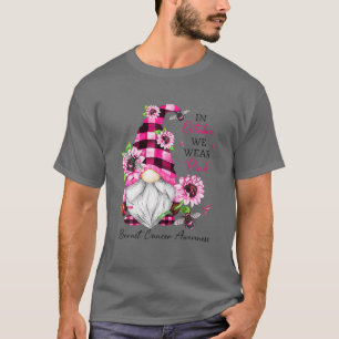 In oktober Draag we roze groene waren T-shirt