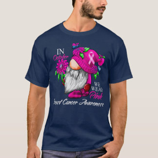 In oktober Draag we roze groene waren T-shirt