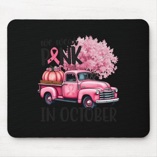 In oktober Draag we roze Ha Muismat (Voorkant)