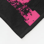 In oktober Draag we roze halloween borstkanker. Fleece Deken (Hoek)