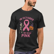 In oktober Draag we roze halloween borstkanker