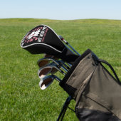 In oktober Draag we roze halloween heks Golfheadcover (Insitu)