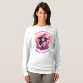 In oktober Draag we roze halloween heks T-shirt (Voorkant volledig)