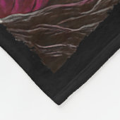 In oktober Draag we roze heks halloween breast can Fleece Deken (Hoek)