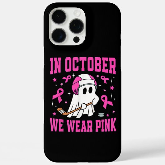 In oktober Draag we roze hockey Case-Mate iPhone Case (Achterkant)