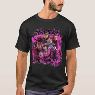 In oktober Draag we roze horror film over borstkan T-shirt