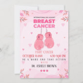 In oktober draag we roze   kaart (Voorkant)