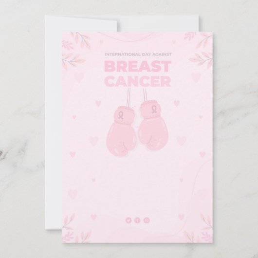 In oktober draag we roze   kaart (Achterkant)