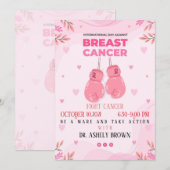 In oktober draag we roze   kaart (Voorkant / Achterkant)