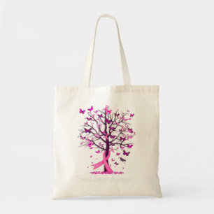 In oktober Draag we roze koolstofboomstamkanker Tote Bag