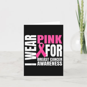 In oktober Draag we roze koolstofborst-kanker Kaart