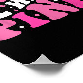 In oktober Draag we roze koolstofborst-kanker Poster (Hoek)