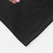 In oktober Draag we roze leoparkastkanker Fleece Deken (Hoek)