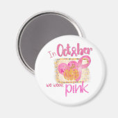 In oktober Draag we roze Magneet (Voorkant / Achterkant)