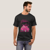 In oktober Draag we roze pompoen auto-borstkanker T-shirt (Voorkant volledig)
